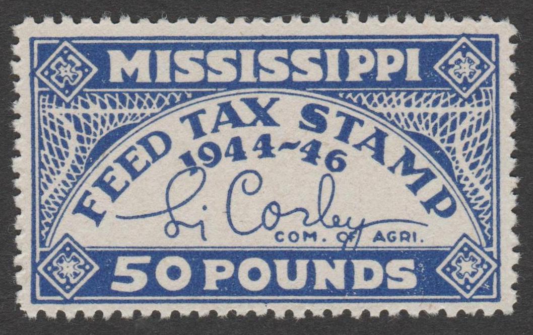 MS feed FE69? 50 lbs. MLH VF, UNLISTED 1944-46 P